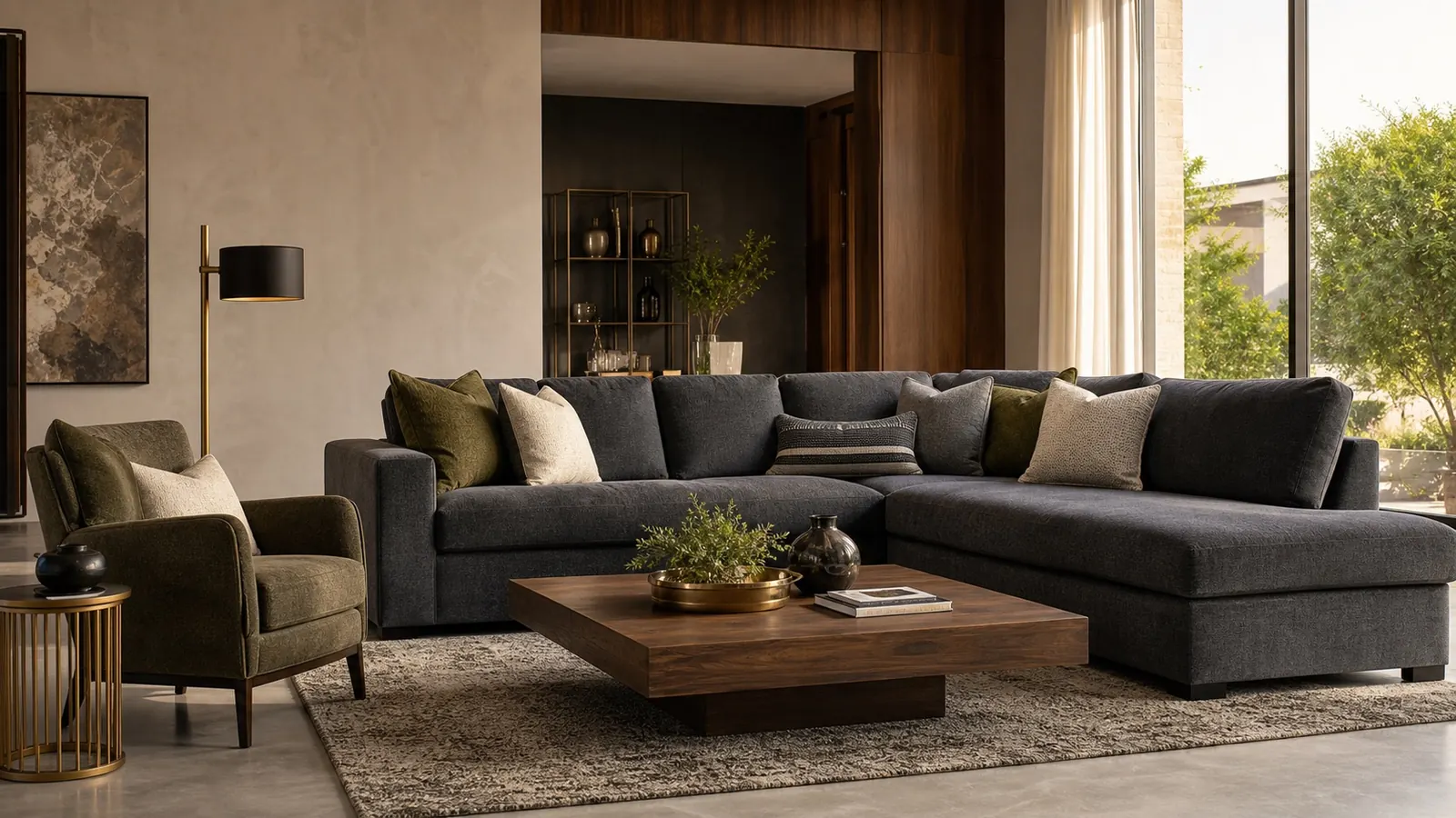 Premium upholstered lounge furniture available to customers across Gauteng